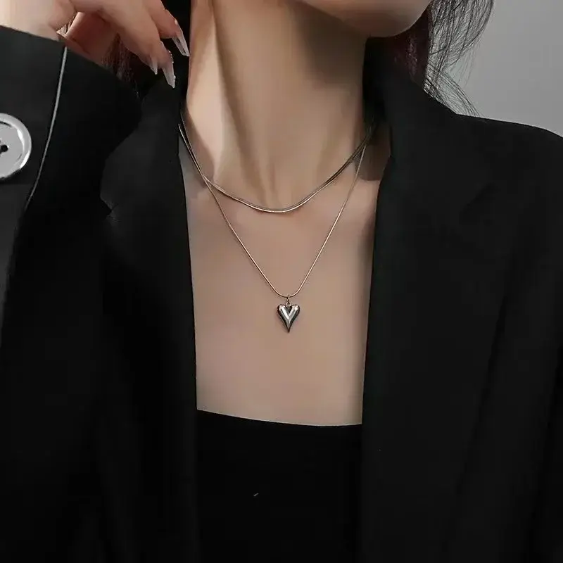 925 Silver Necklace with Bohemian Heart - Image 3