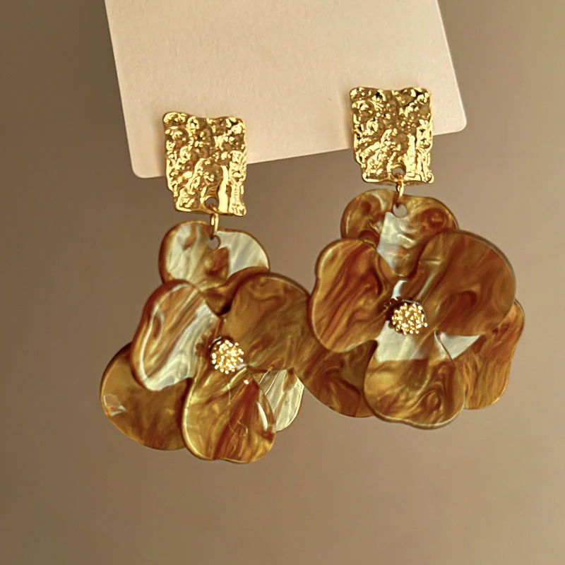 Bohemian Flower Earrings - Image 4
