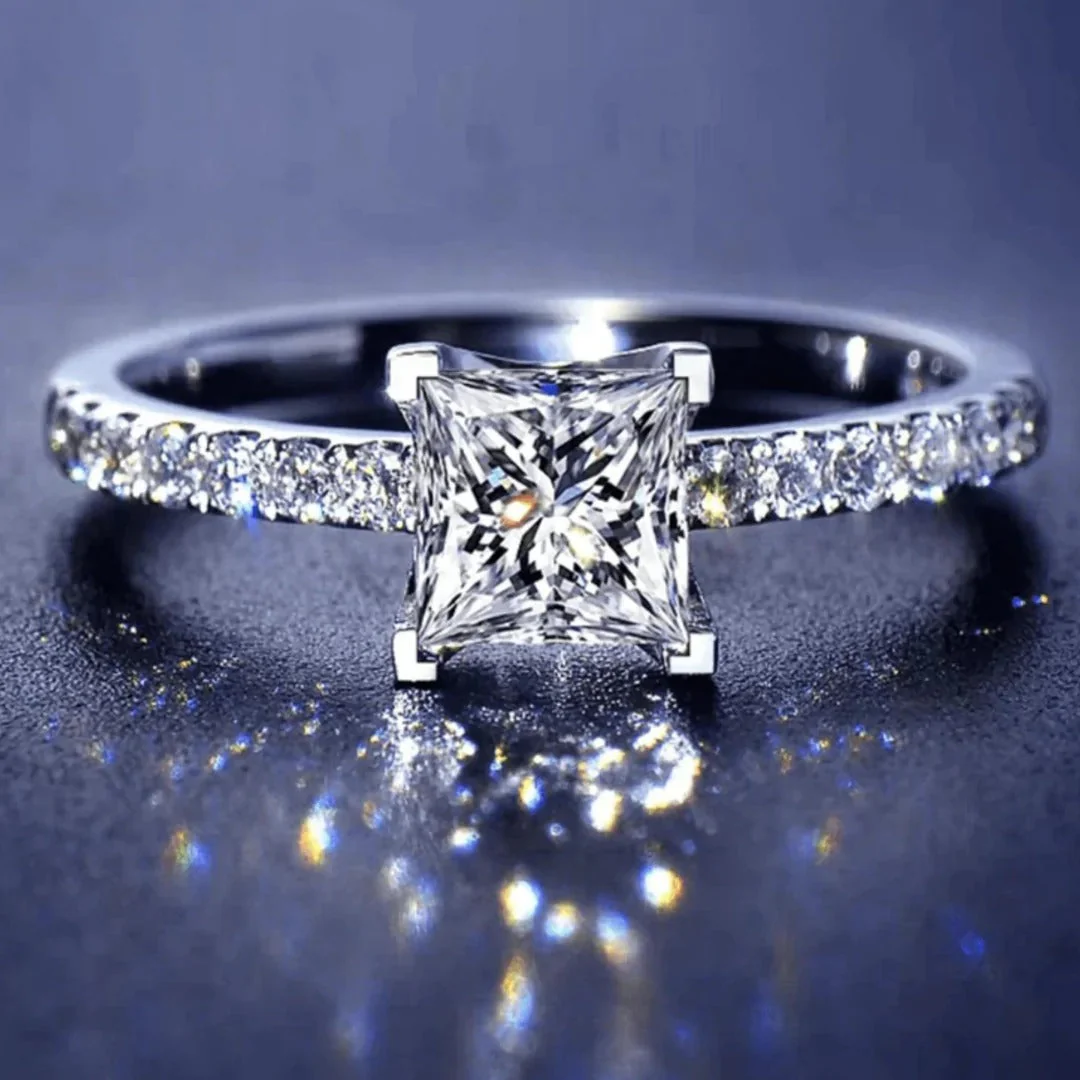 Caliope Princess Cut Ring - Image 2