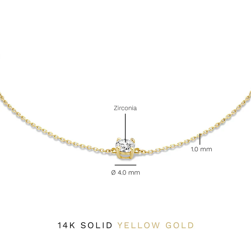 Clea Stone Bracelet | White Gold - Image 6