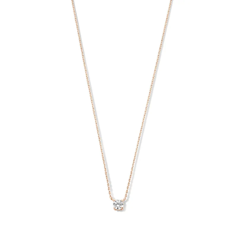 Clea Stone Necklace | White Gold - Image 9