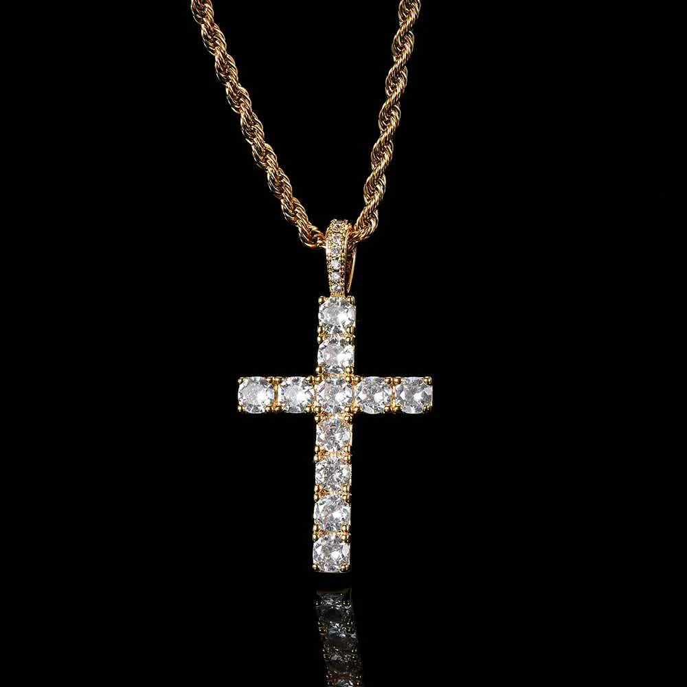 Cross necklace | Gold - Image 2
