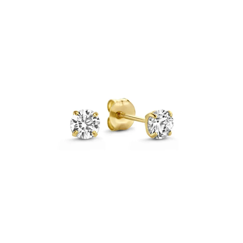 Dara Brillane Stone Earrings Set | Gold - Image 5