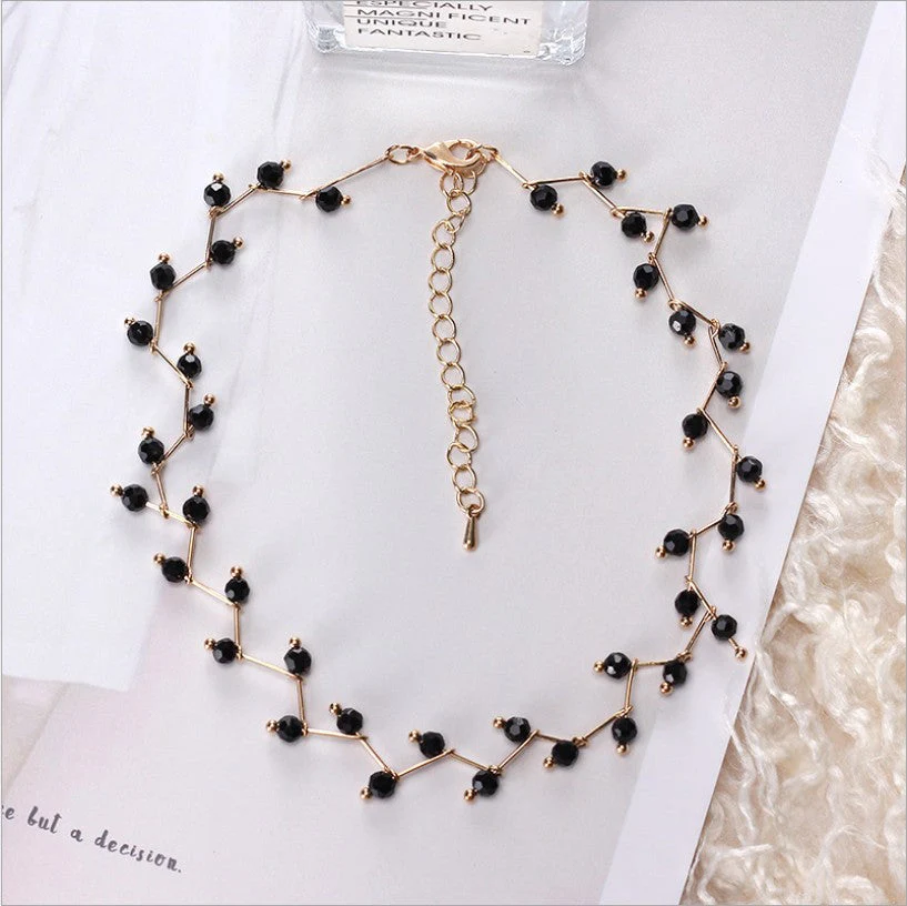 Dark Talise Gem Vine Necklace - Image 3
