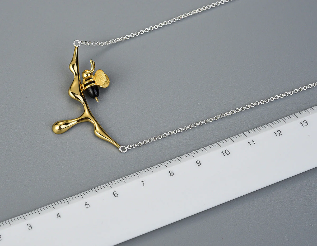 Dripping Honey & Bee Necklace - Image 7