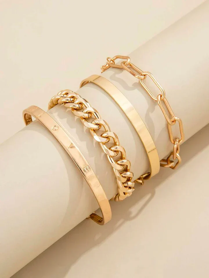 Elan Mercer Bracelet Set | White Gold - Image 3