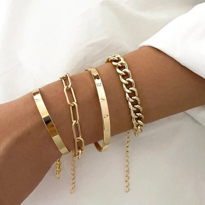 Elan Mercer Bracelet Set | White Gold - Image 5