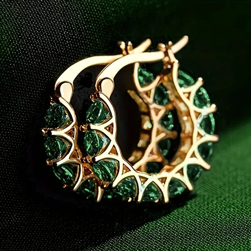 Elena Marlowe Hoop Earrings | Gold - Image 2