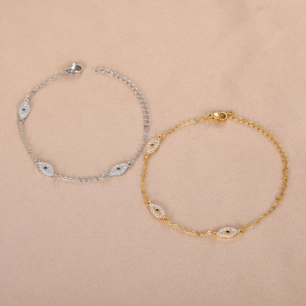 Evil Eye Diamond Bracelet - Image 3