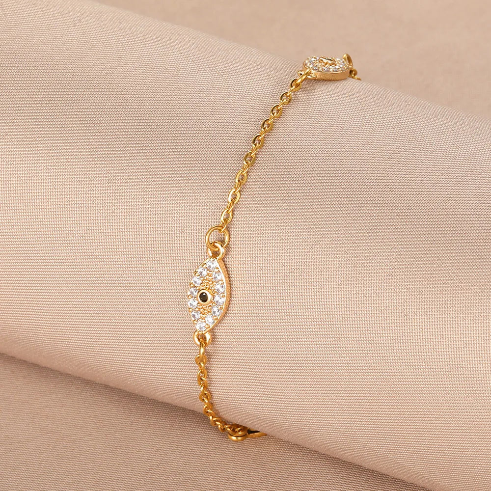 Evil Eye Diamond Bracelet - Image 4