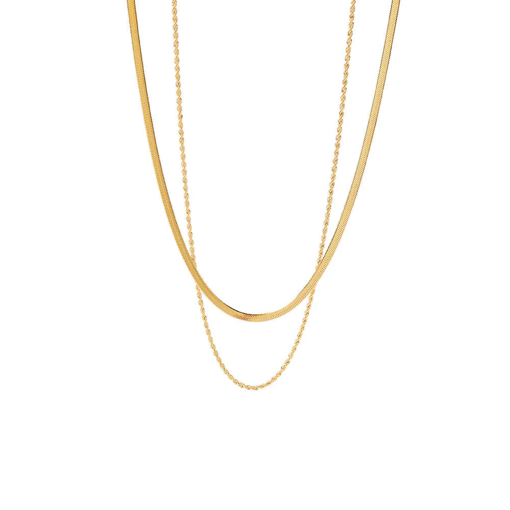 Hailey Layered Necklace - Image 3