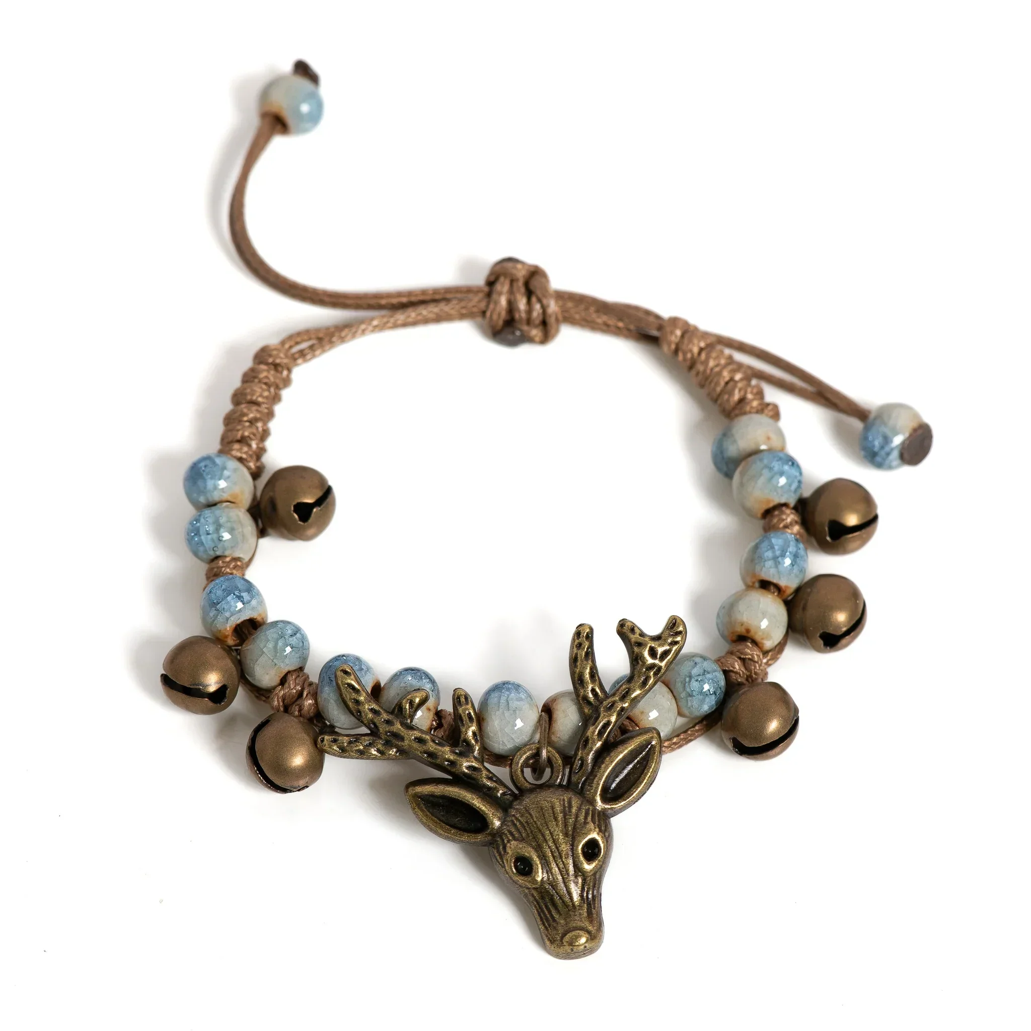 Handcrafted Ceramic Fawn Charm Bracelet - Image 6