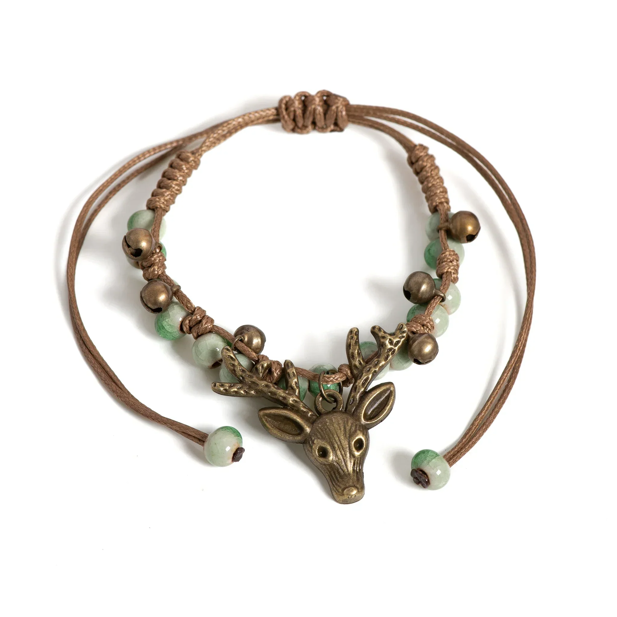 Handcrafted Ceramic Fawn Charm Bracelet - Image 8