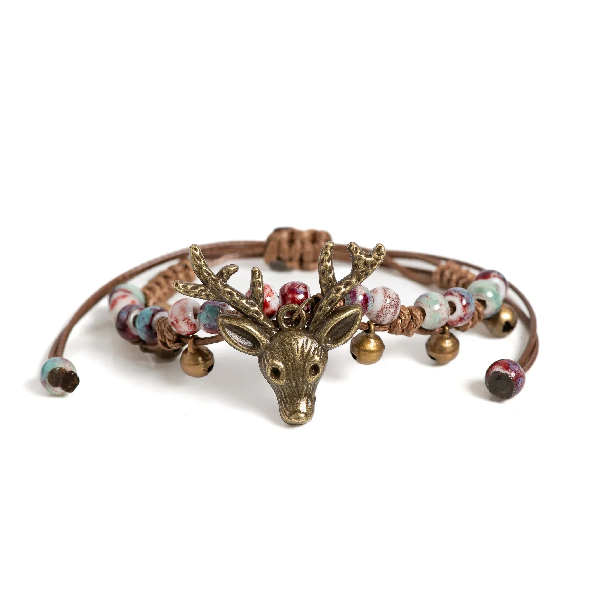 Handcrafted Ceramic Fawn Charm Bracelet - Image 9