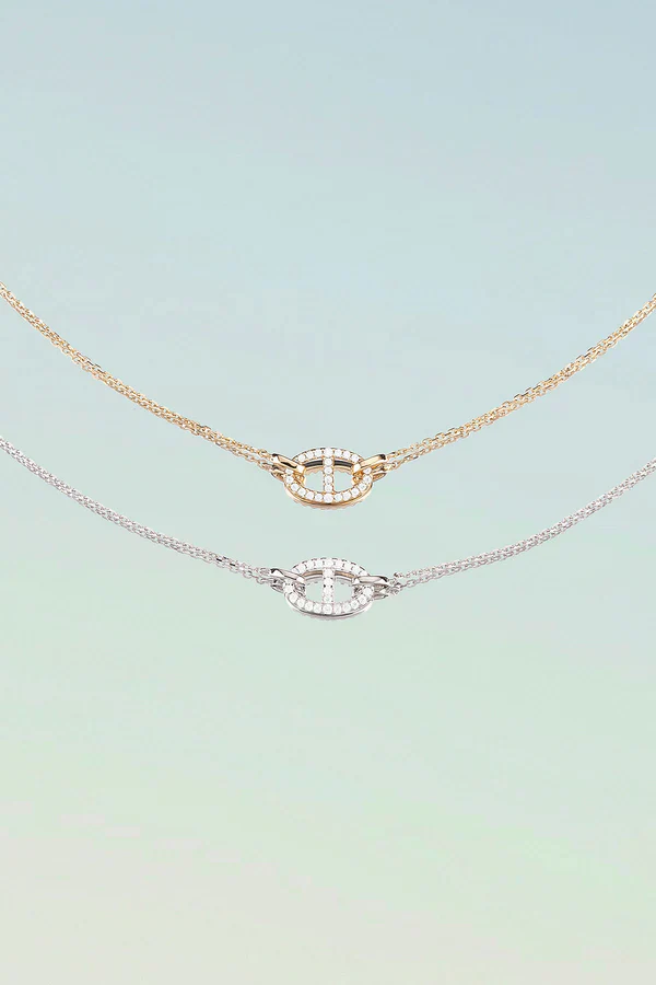 Isla Marina Necklace | White Gold - Image 4