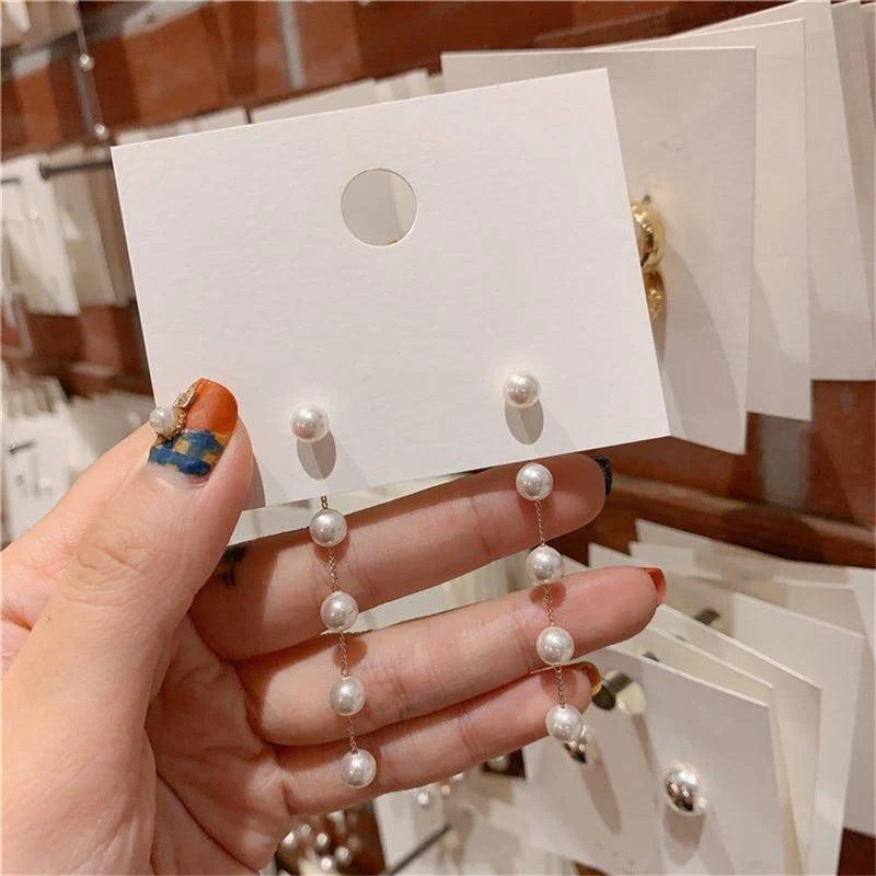 Jade Pearl Earrings - Image 2