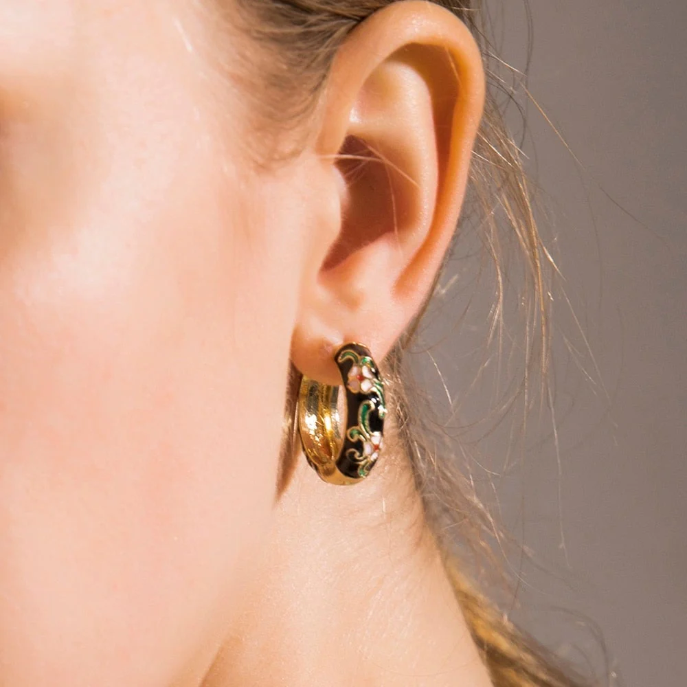 Luxury Floral Earrings - Image 2