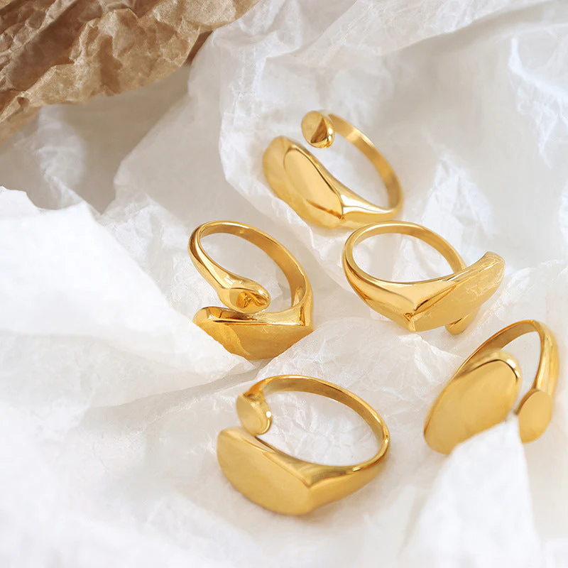 Minimalist Gold Odyssey Ring - Image 2