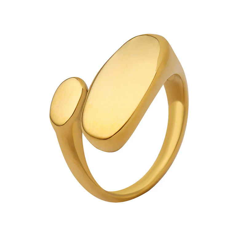 Minimalist Gold Odyssey Ring - Image 4