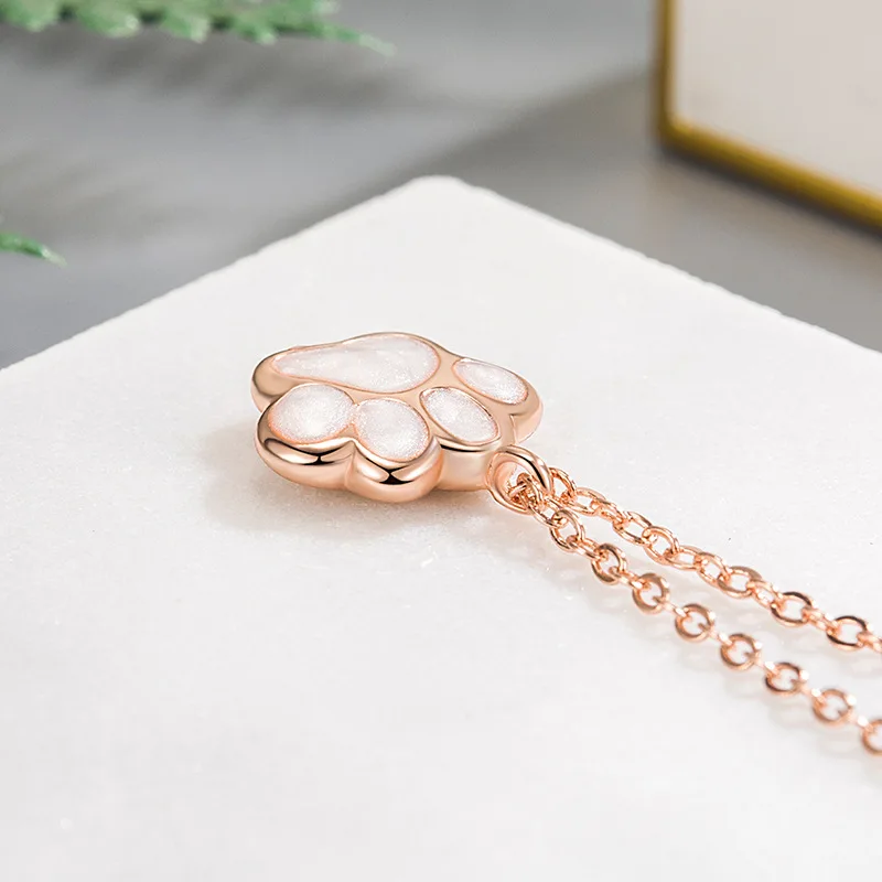 Necklace with Paw Charm - Image 3