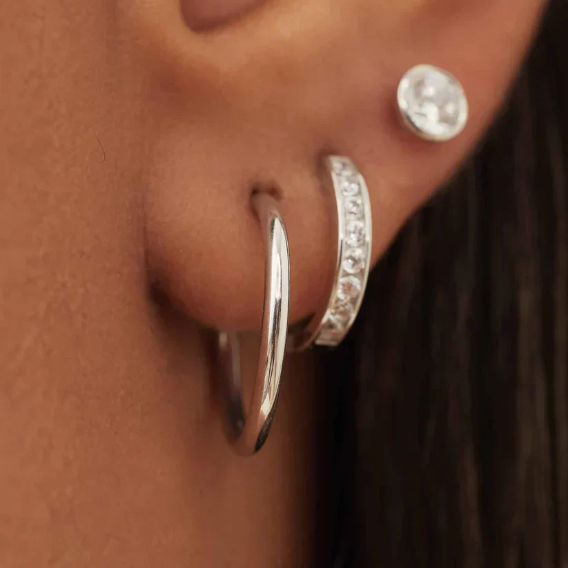 NoÃ©mie Sorel Earrings | White Gold - Image 2
