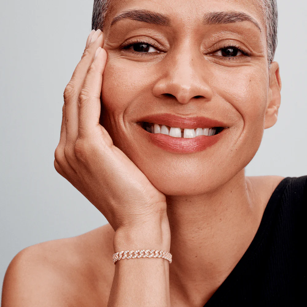 Pave Cuban Bracelet | White Gold - Image 3