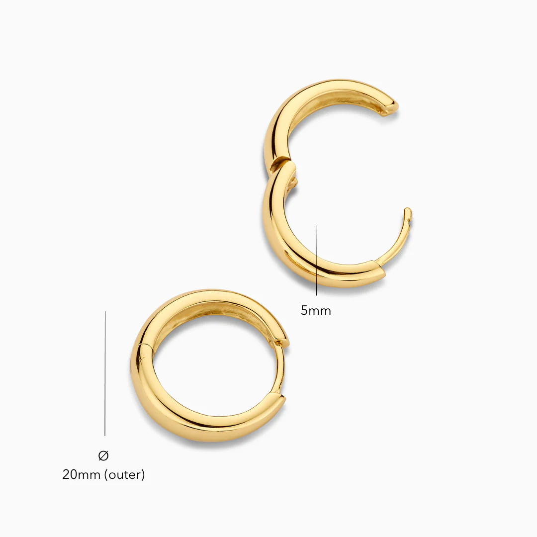 Rue Statement Hoops | Gold - Image 6
