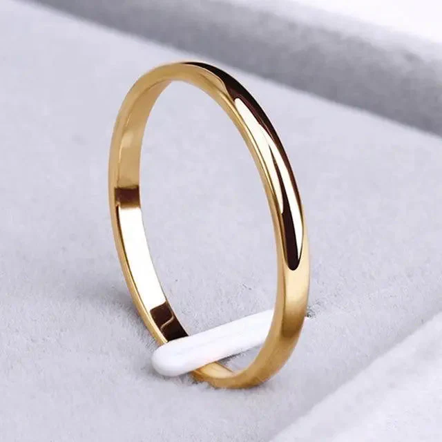 Simple Gold and Silver Ring