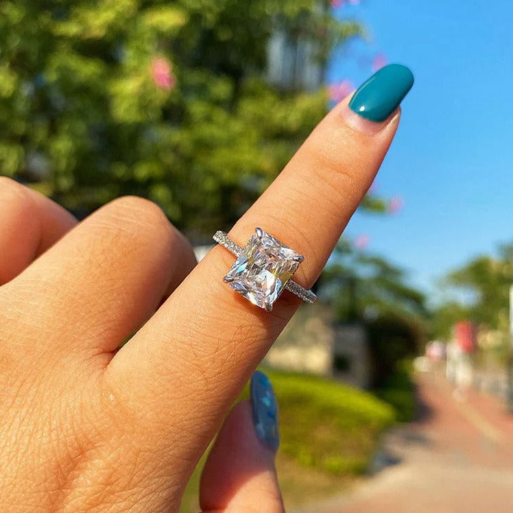 Sophy Emerald Cut Ring - Image 2