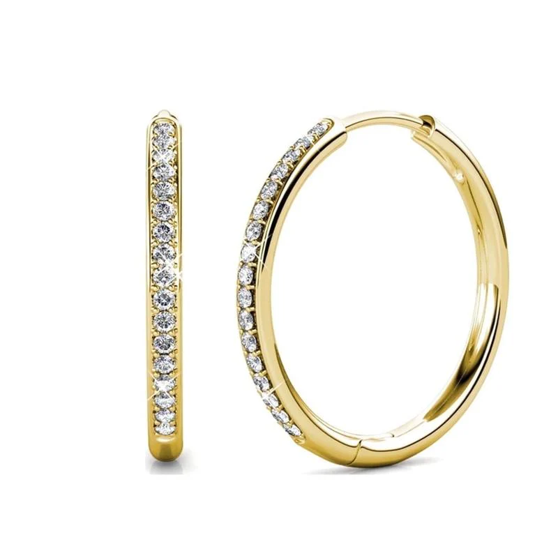 Sorel Pave Earrings | White Gold - Image 3