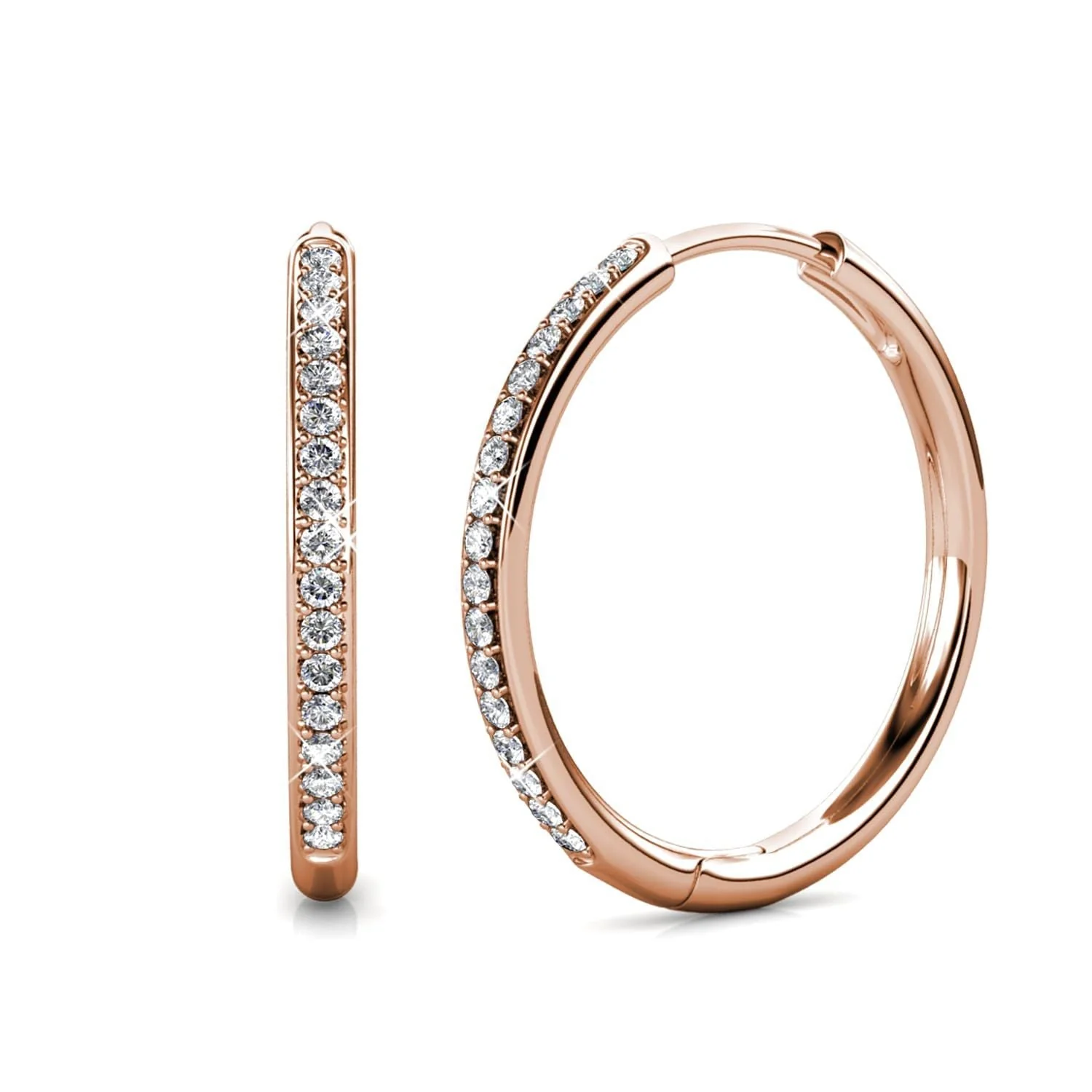 Sorel Pave Earrings | White Gold - Image 4