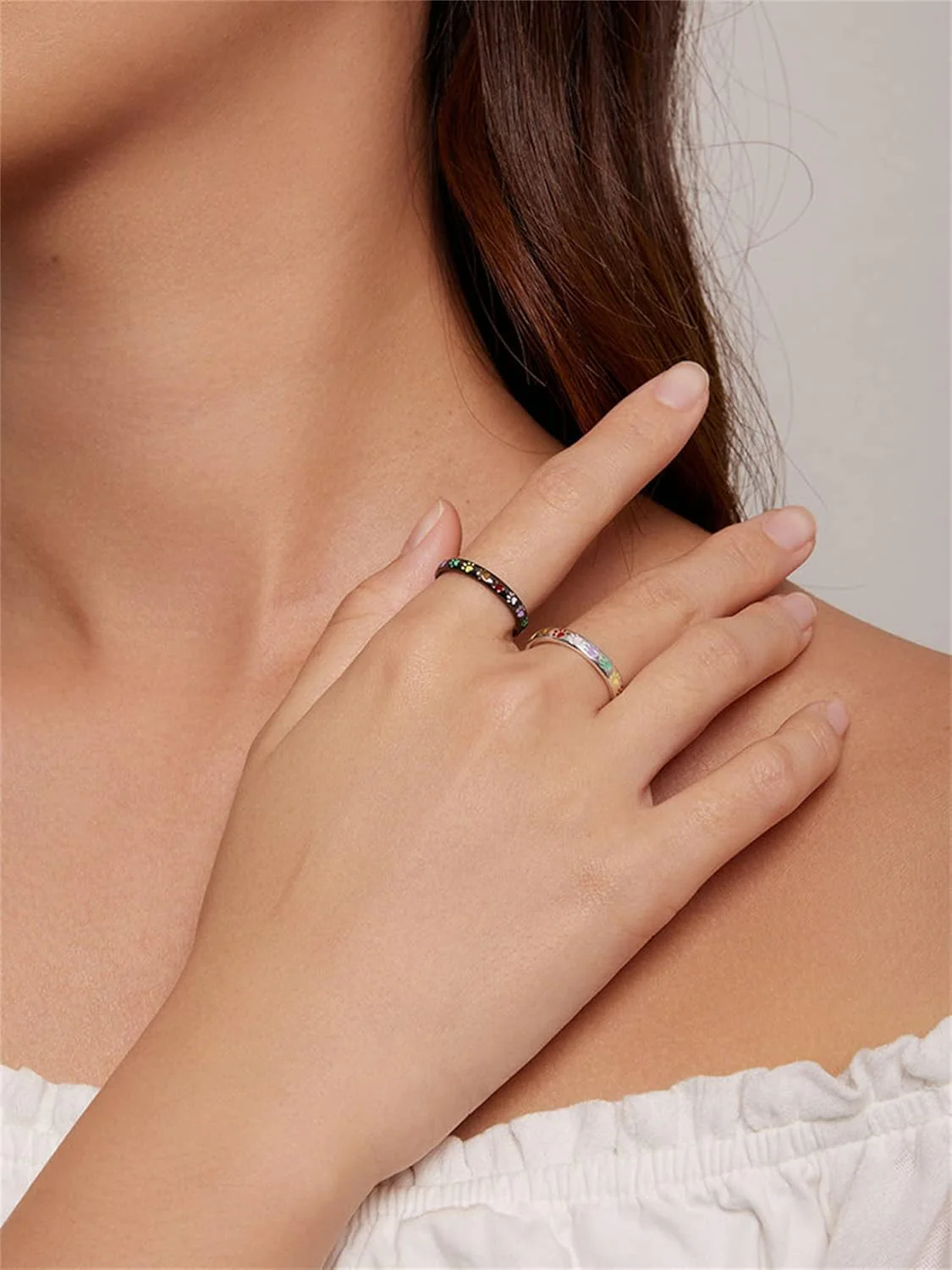 Sterling Silver Ring with Paw Design - Image 6