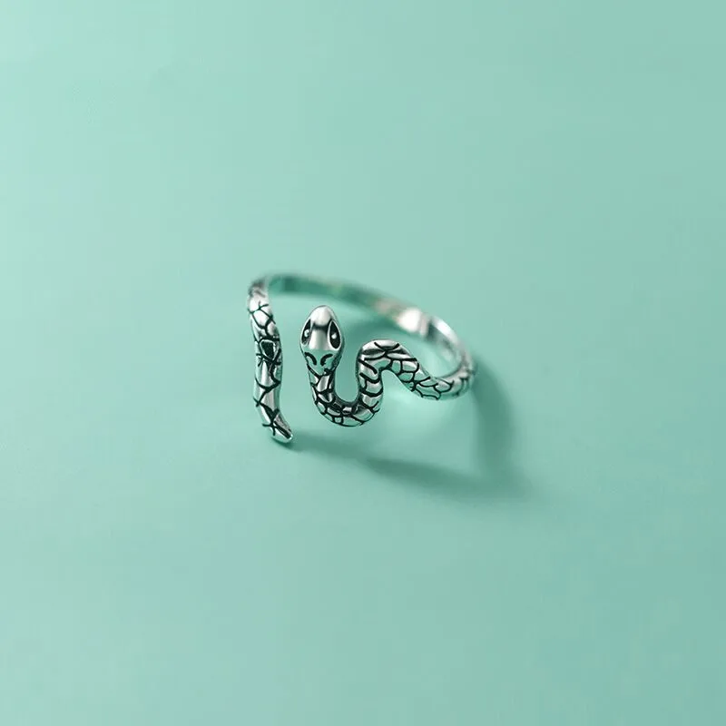 Sterling Silver Snake Ring - Image 3