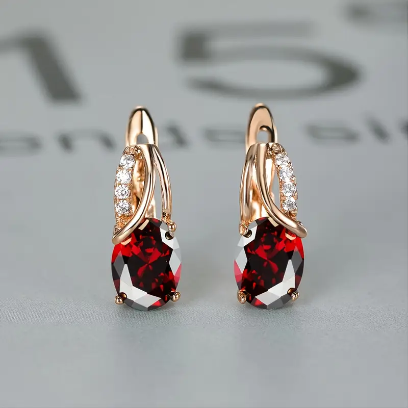 Veressa Ruberine Earrings | Gold