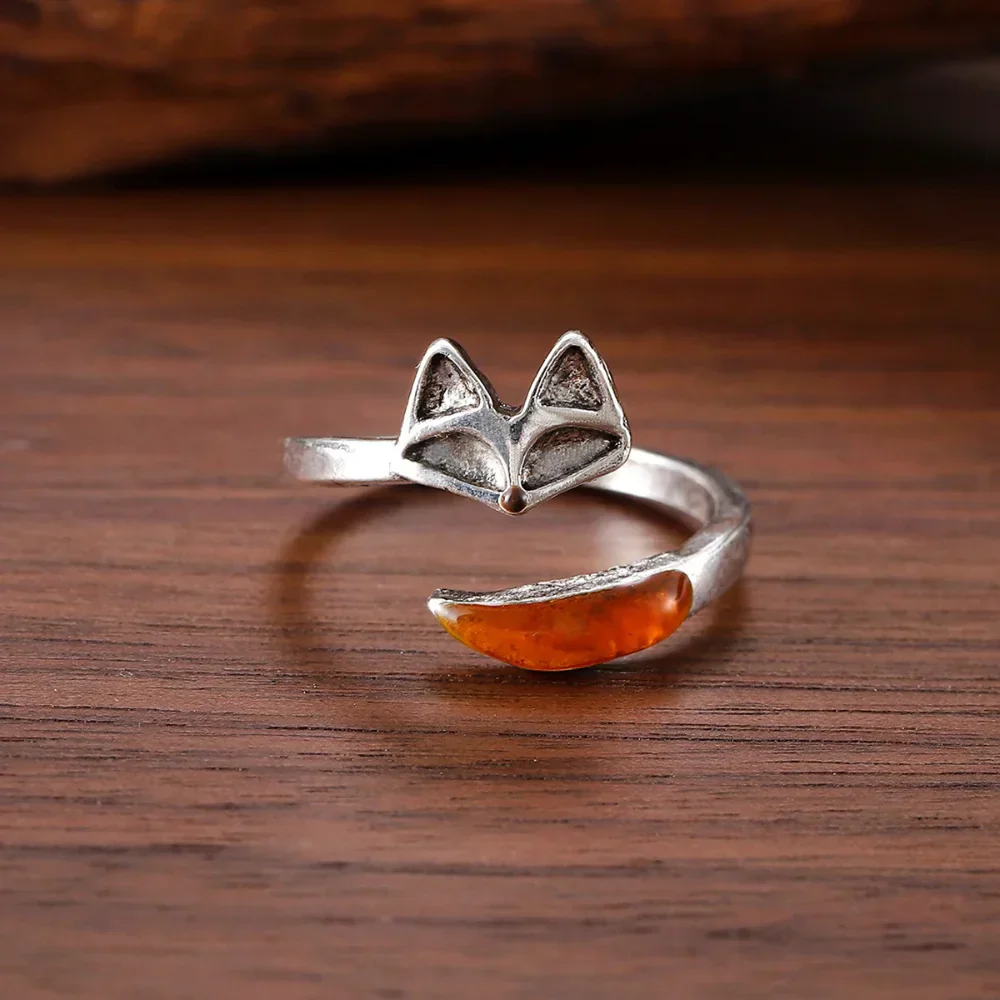 Vintage Fox Spirit Ring - Image 2