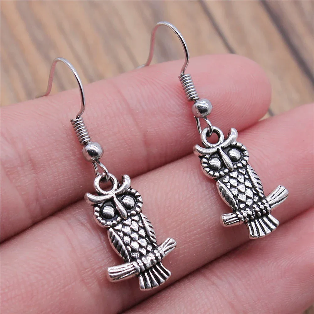 Vintage Owl Bohemian Dangle Earrings - Image 11