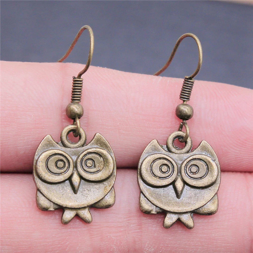 Vintage Owl Bohemian Dangle Earrings - Image 14