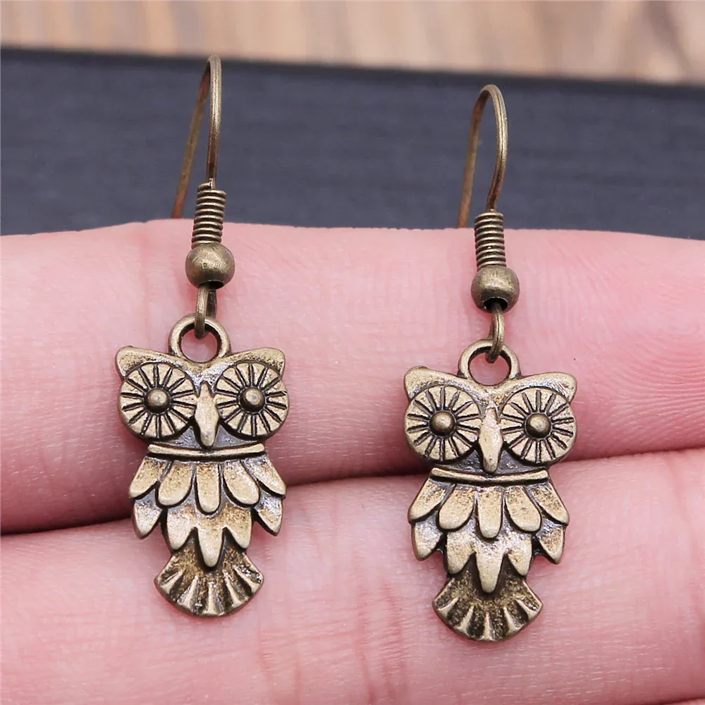 Vintage Owl Bohemian Dangle Earrings - Image 15
