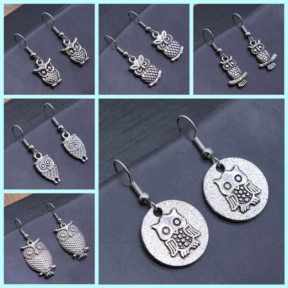 Vintage Owl Bohemian Dangle Earrings - Image 5