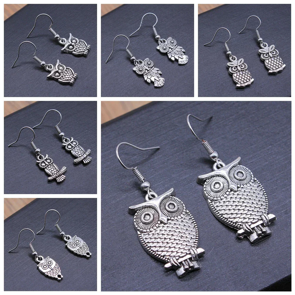 Vintage Owl Bohemian Dangle Earrings - Image 6