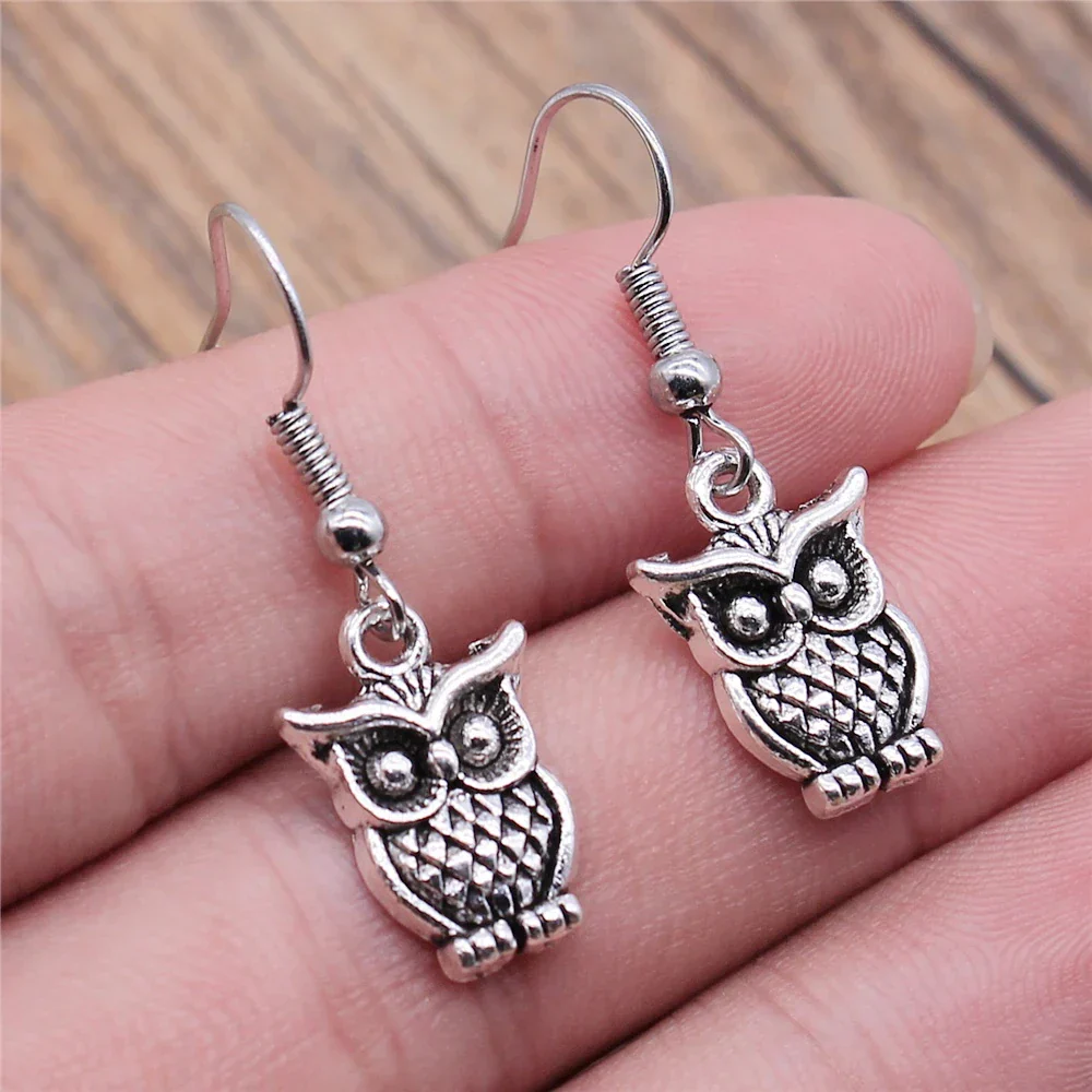 Vintage Owl Bohemian Dangle Earrings - Image 8