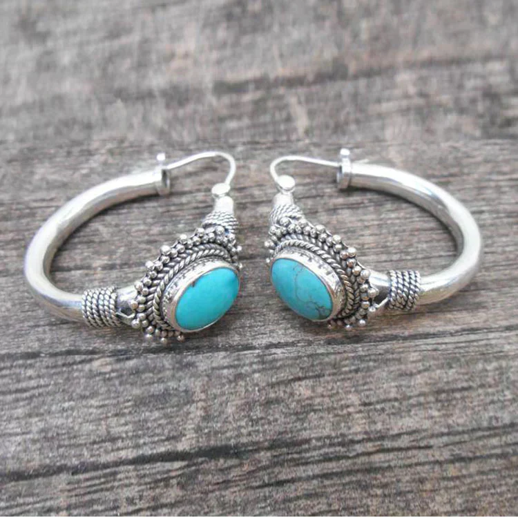 Vintage Turquoise Earrings - Image 4